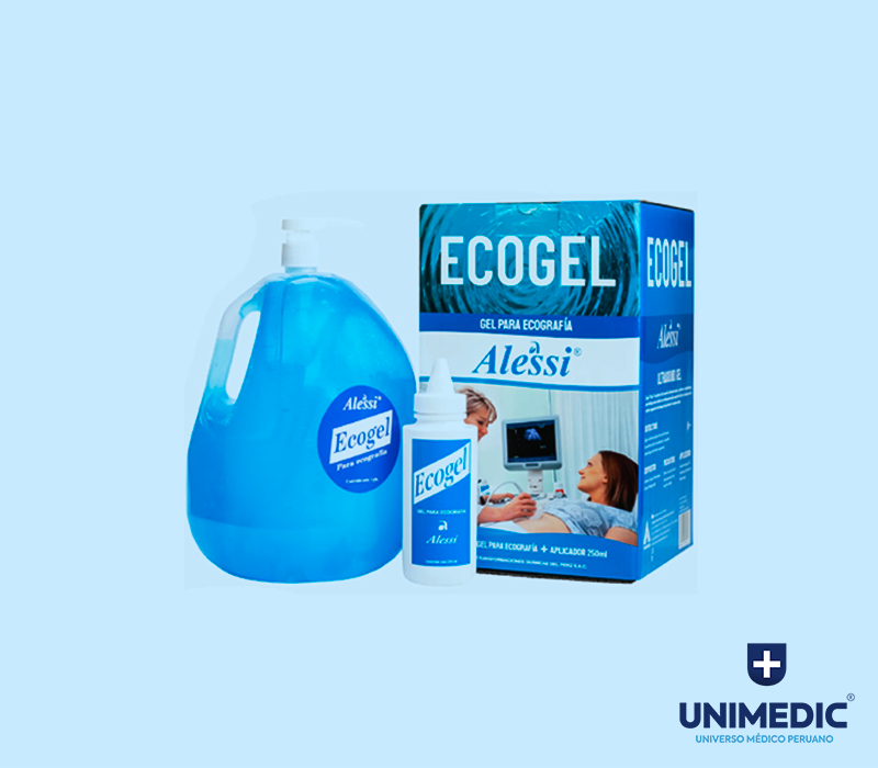 ECOGEL Gel de Ultrasonido y EKG Celeste