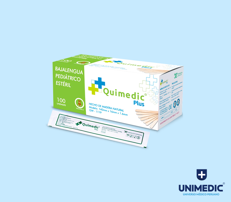 Bajalengua Pediátrico Estéril