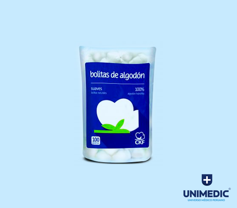 Bolitas de algodón 100% hidrófilo