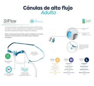 CANULA NASAL ADULTO DE ALTO FLUJO