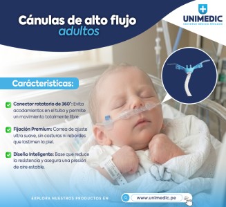 CANULA NASAL PEDIATRICO DE ALTO FLUJO