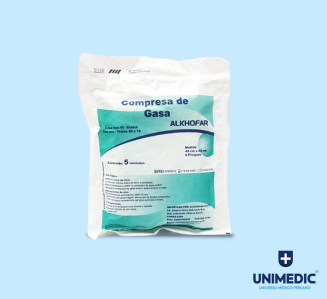 Compresa de gasa