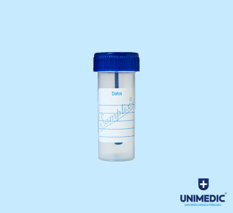 Colector Parasitológico con Espátula Estéril 30 ml